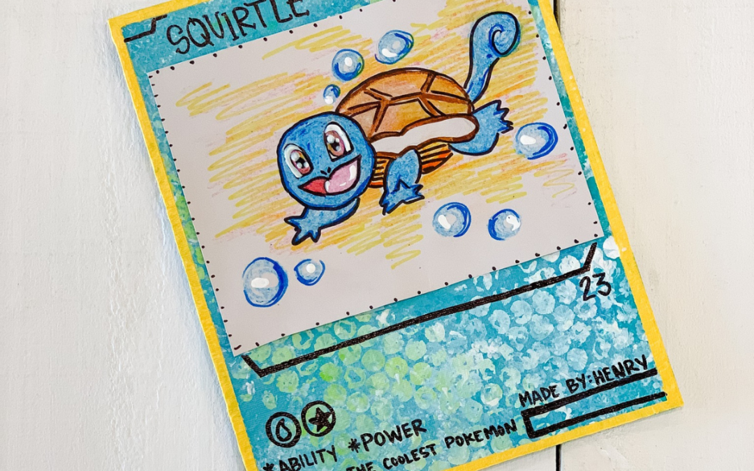 Oversized Pokemon Card — Kids’ Spring Break Camp — $28 (Ages 7 and up)